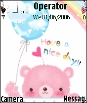 bear with balloon
