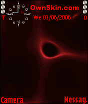 dark red water