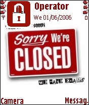 sorry we are closed 0000001