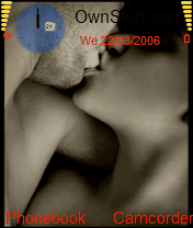 kissing lips