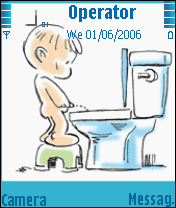 toilet baby