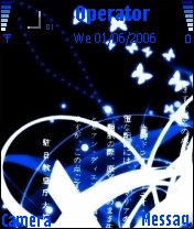 Blue Black Butterfly