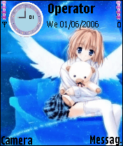 Angel with teddy
