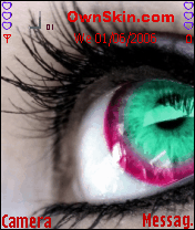 colored eye