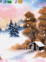 雪花飘，动态的