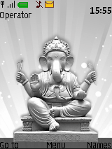 white ganesh