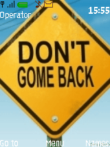 don't gome back