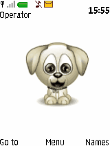 animated dog