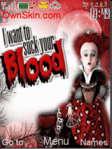 I want to suck your blood