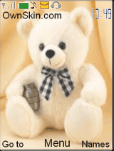 animated teddy bear cute kawaii ribbon 