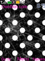 Black/white Dots wit pink