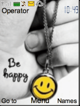 Be happy..