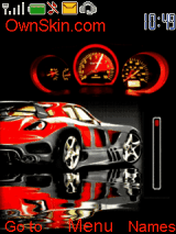 ANIMATED SPORT CAR SPEED RED