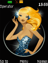 animated disco sexy girl