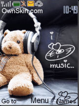 animeted teddy bear music love 
