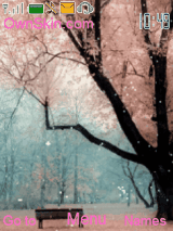 snow on sakura