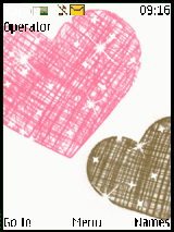 Glitter hearts