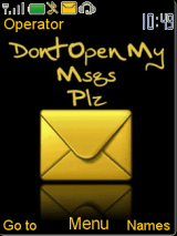 don;t open my Msgs piz