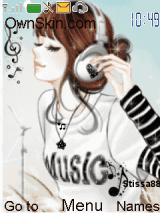 ANIMATED MUSIC EMO LOVE GIRL