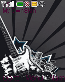 black guitar
