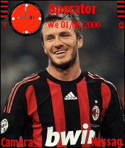 David Beckham 32 AC Milan theme