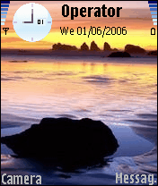 Sunset on the beach