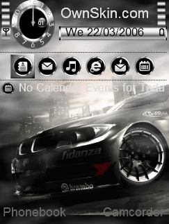 animated BMW NIGHT theme