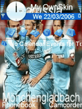 Gladbach in Blau