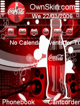 coca cola abstract