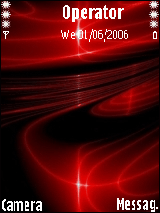 flaming red