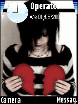 emo heart broken