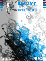 Abstract Blue Nokia 6220