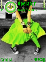 lady with the green dress