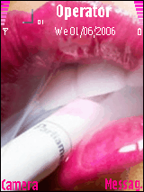 pink lips