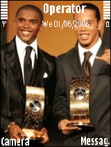 Ronaldinho and Eto'o