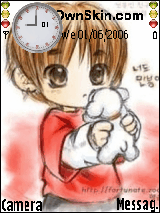 boy with dog