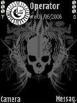 black skull