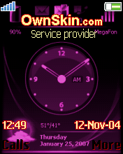 PİNK " CLOCK " ANIMATED