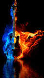 GUITAR FIRE_WATER ANIMATED