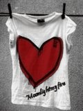 Heart T-Shirt by MLMF